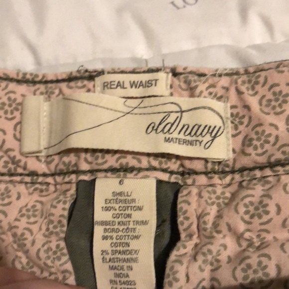 Y2K Old navy real waist maternity cargo pants size 6 - Picture 2 of 10